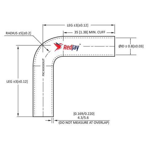 RedJay Ultra Temp 90 degree Formed  Elbow